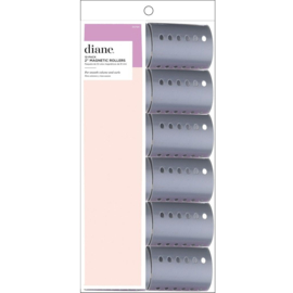Diane Magnetic Rollers 2 inch   12 Pack  Gray
