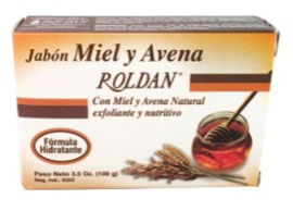 Zeep Miel y Avena Roldan 3.5oz (100g)