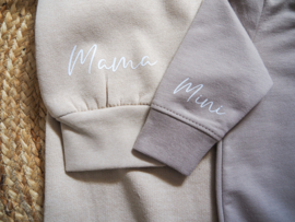 TWINNING SWEATER || mama-mini