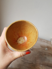 Koffie kopje small - Okergeel/oranje