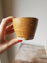 Koffie kopje small - Okergeel/oranje