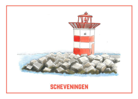 Het Havenhoofd  van Scheveningen  | Ansichtkaart - Studio Scheveningen