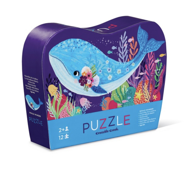 Mini puzzel | Whale wonder | 12 stukjes