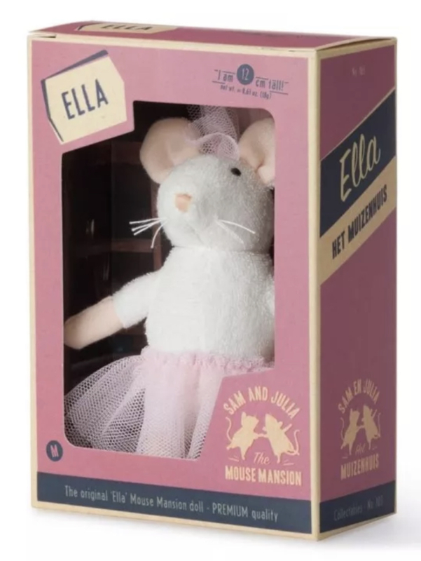 Het muizenhuis knuffel : Ella | 13 cm