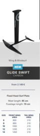 Neilpryde Glide Swift Carbon Foil - Frontwing