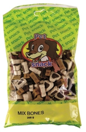 Petsnack Mix Bones 200 gram