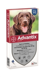 Advantix Hond 25 - 40 kilo 4 pipet