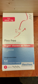 Flea Free Vlooi en Teken Kat 3 pipet