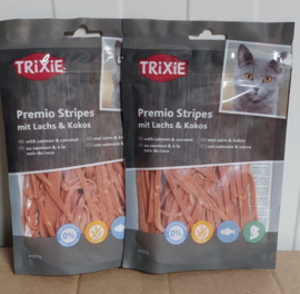 Premio Stripes met zalm & kokos