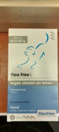 Flea Free Vlooi en Teken Hond 20 - 40 kilo