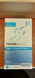 Flea Free Vlooi en Teken Hond 10 - 20 kilo