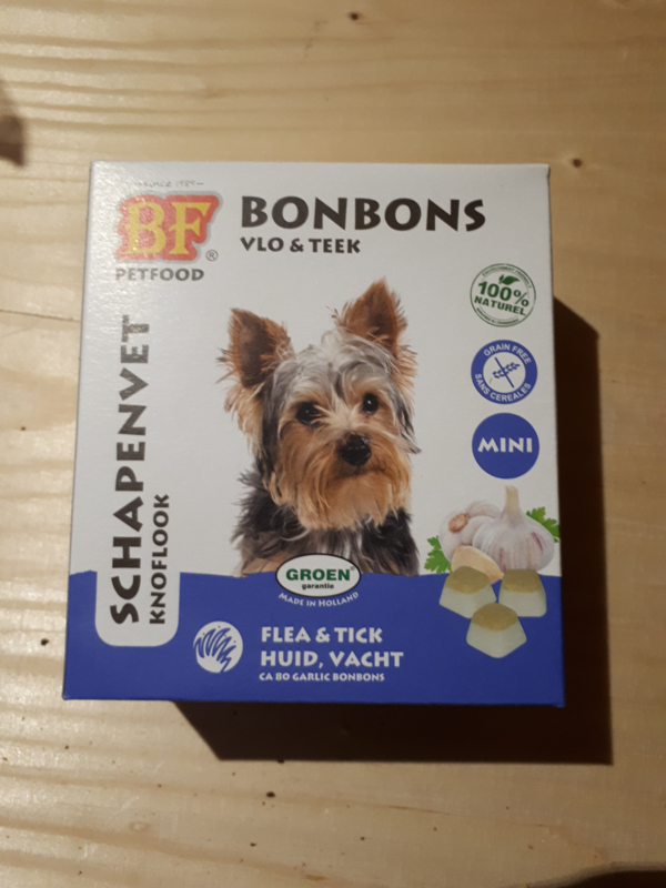 ik betwijfel het haar Aanpassing Biofood Schapenvet Knoflook Bonbons Mini 80 stuks | Verzorging Hond en/of  Kat | Esther's dierenpaleis