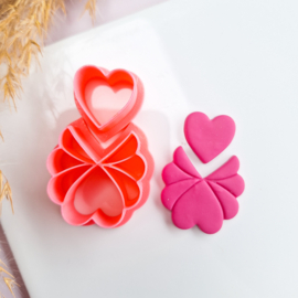 Clay cutter - Scalloped hearts