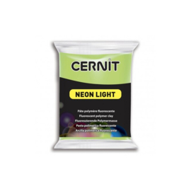 Cernit clay - Neon light - green - 600