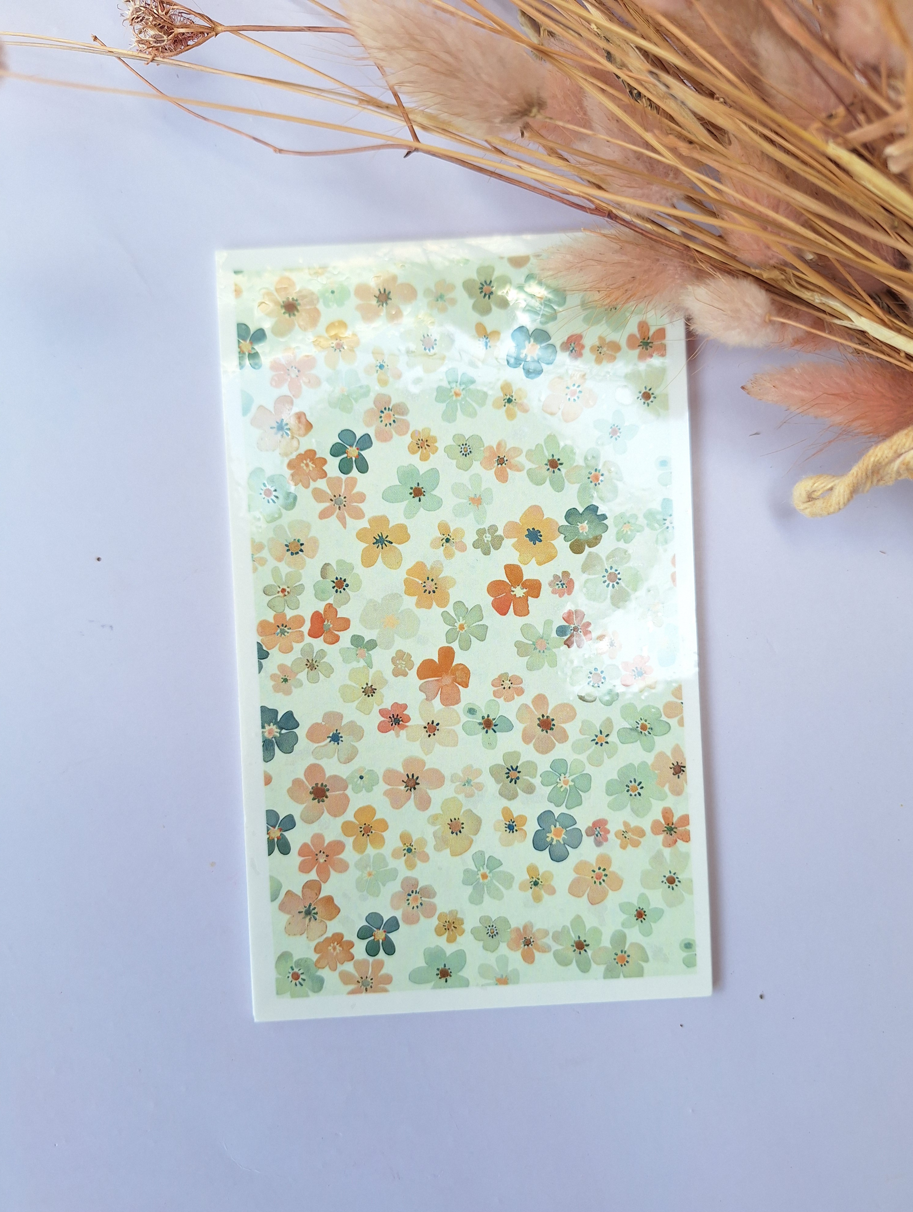 Water transfer print - Lovely field