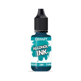 Cernit alcohol ink - Turqoise blue