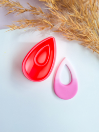 Clay cutter - Long donut teardrop