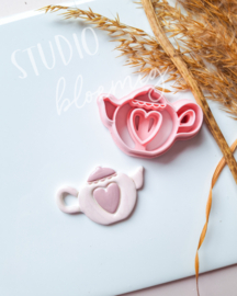 Clay cutter - Heartwarming Teapot