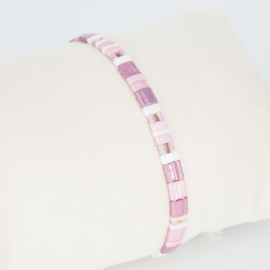 Armbandje Tila - Roze - Susies sieraden