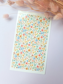 Water transfer - Little flowers