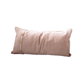 Kussen rib Dusty pink - 35x70 cm