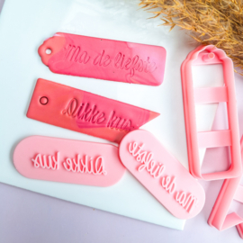 Clay stamp - Ma de liefste