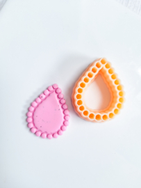 Clay cutter - Bead frame teardrop