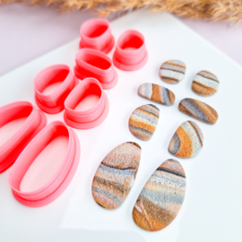 Clay cutter - Pebble set