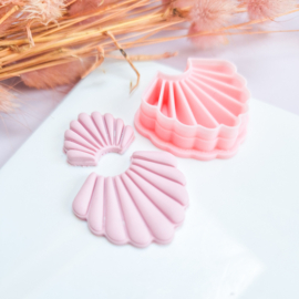 Clay cutter - Wavey shell