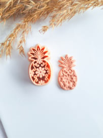 Clay cutter - Floral pineapple