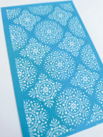 Zeefdruk print - Boho mandala