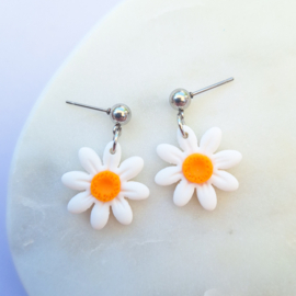 Studio.bloemig - Daisy - wit - zilver