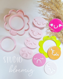 Face stamp and cutter set