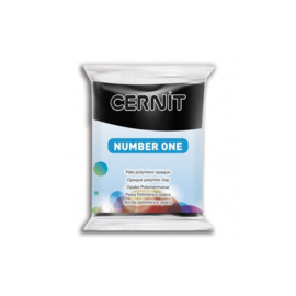 Cernit clay - Number One - Black - 100