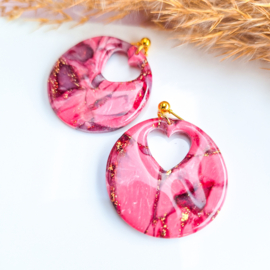 Clay cutter - Circle heart donut