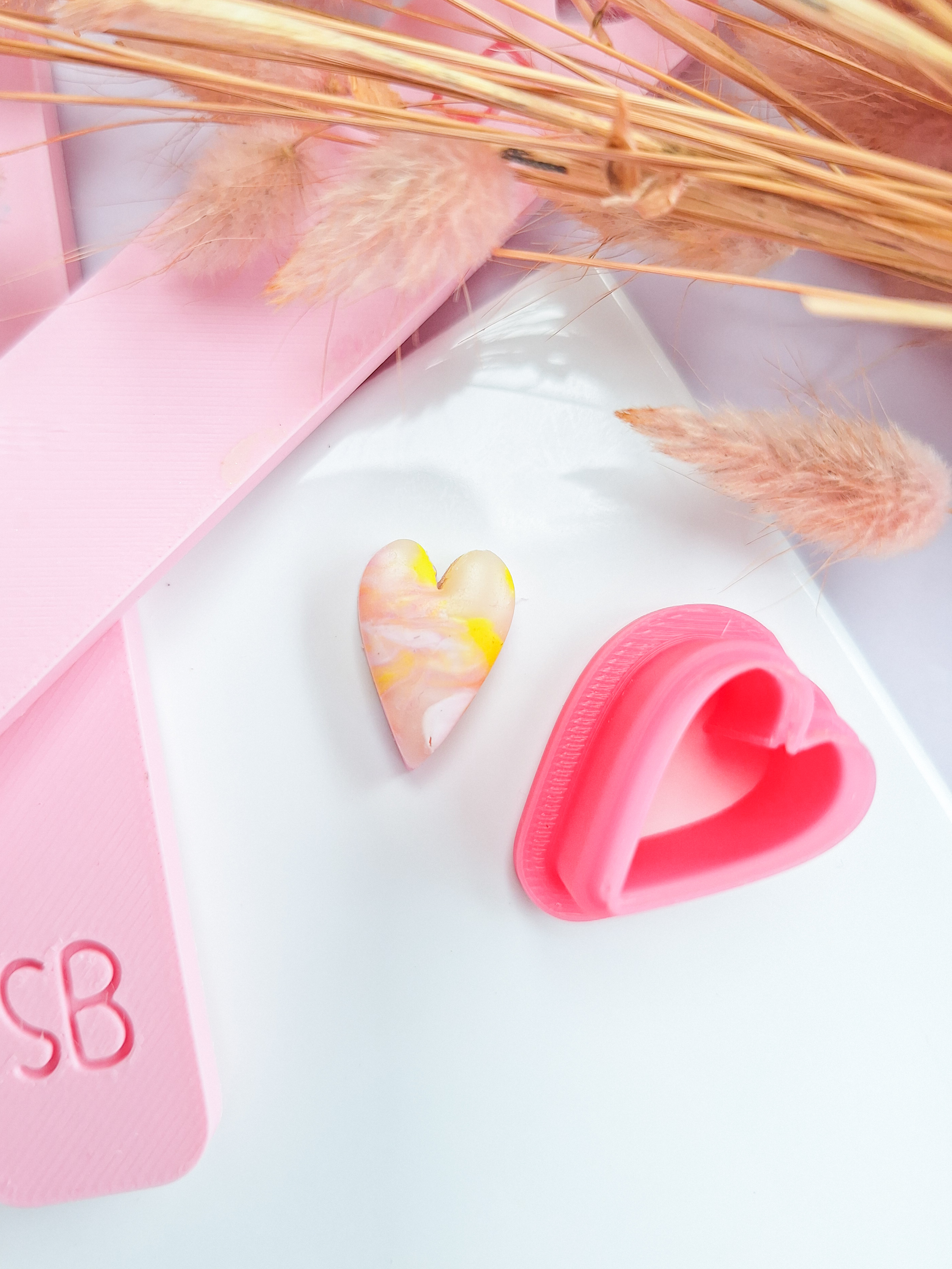 Clay cutter - Bead - Hartje lang