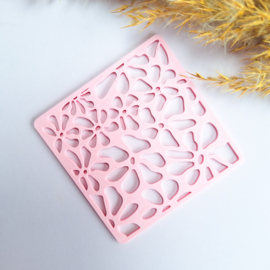Textuur stencil - Organische bloemen