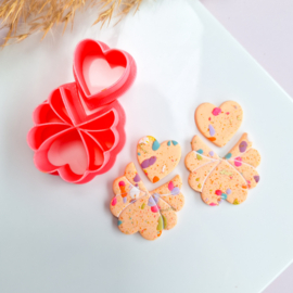 Clay cutter - Scalloped hearts