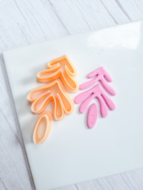 Clay cutter - Coral dangle