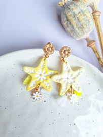Studio.bloemig - Floral seastar earrings