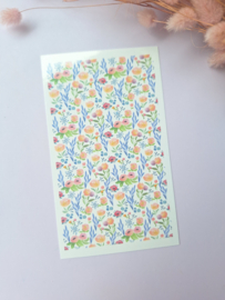Water transfer - Sweet flower