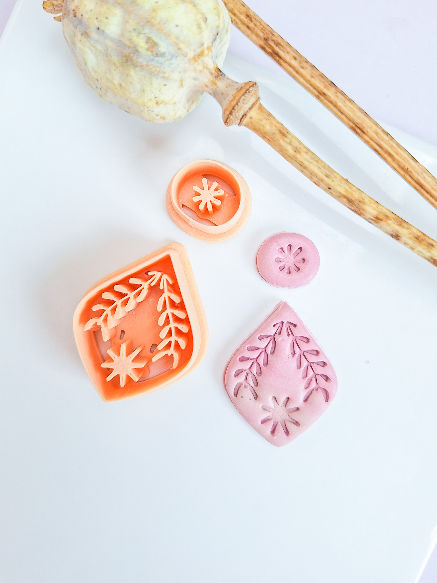 Clay cutter - Claire set van twee