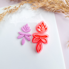 Clay cutter - Leaf dangle set 3