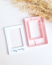 Big clay cutter - Polaroid frame