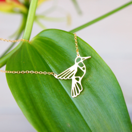 Goudkleurige ketting - Bird - Lolilota