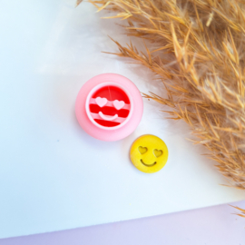 Clay cutter klein - Hartjes smiley