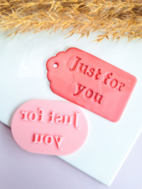Clay stamp - Just for you