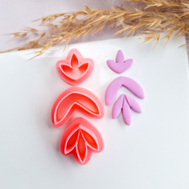 clay cutter - Leaf dangle set 2