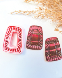 Clay cutter - Pleated square