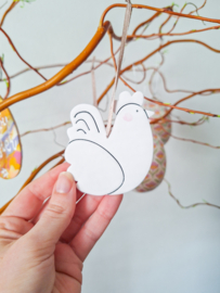 Clay cutter - Ornament - Easter chicken